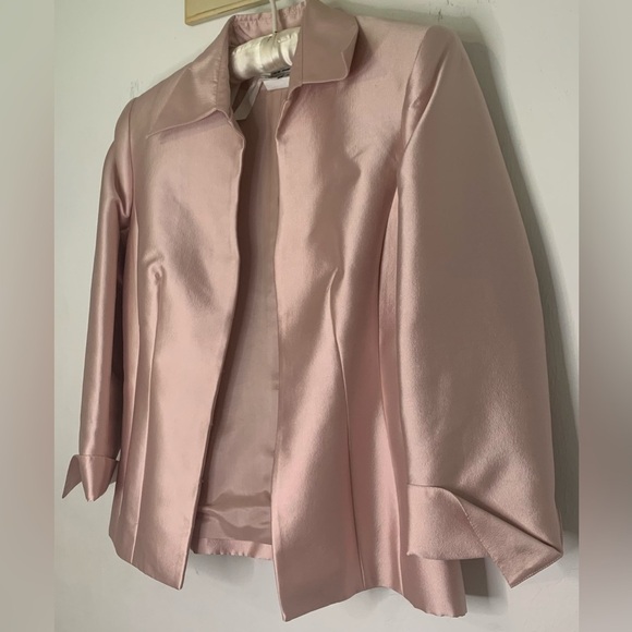 Jovani Jackets & Blazers - Jovani New York Blush Pink Blazer Silk Wool 81120 Formal Womens Size 6